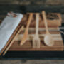 Reusable Bamboo Picnic Cutlery Set Eight Piece, thumbnail 2 of 8