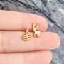 Silver Reindeer And Christmas Tree Earrings Gift, thumbnail 5 of 10