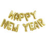Gold Foiled Happy New Year Balloon Bunting, thumbnail 2 of 3