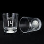 Personalised Shirt Number Football Tumbler, thumbnail 1 of 2