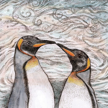 'Kissing Penguins' Print, 3 of 3