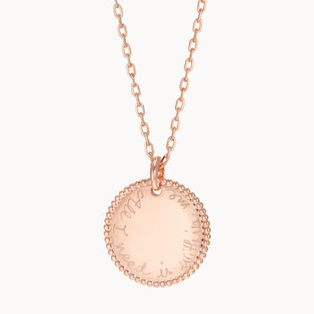 Personalised Beaded Disc Necklace, 6 of 7