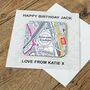 Favourite Football Grounds Coaster Card, thumbnail 2 of 12