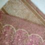Reha – Rosewood Pink Organza Saree, thumbnail 4 of 8