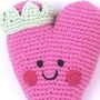 Handmade Heart Pink Fair Trade Toy, thumbnail 4 of 4