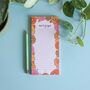 To Do List Pad | Retro Floral, thumbnail 1 of 6