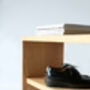 Handmade Solid Wooden Shoe Storage Bench, thumbnail 9 of 11