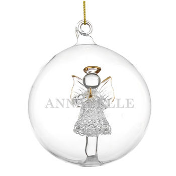 Personalised Glass Christmas Bauble, 3 of 4