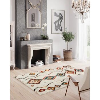 Allensville Geometric Shag Area Rug, 2 of 12