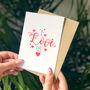 Anniversary Card 'I Love Us', thumbnail 1 of 4