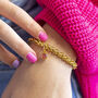 Chunky Rope Chain Birthstone Bracelet, thumbnail 5 of 12