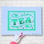 Paper Cut Lettering Art ‘Tea’ A3 Poster, thumbnail 7 of 8