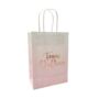 Team Dulhan Treat Bags 10pk Pink And Rose Gold, thumbnail 1 of 2