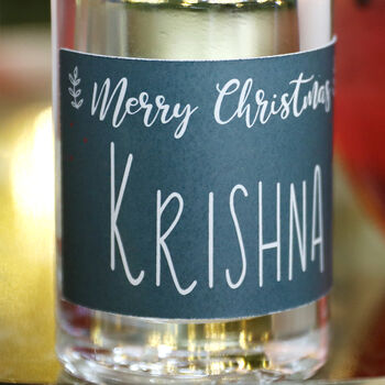 Personalised 'Merry Christmas' Gin, Vodka Or Whisky, 5 of 5