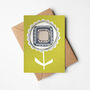 Lime Retro Floral All Occasion Card, thumbnail 1 of 3