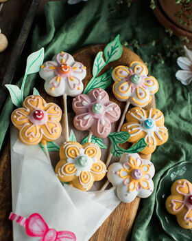 Flower Biscuit Pops Baking Kit, 3 of 8