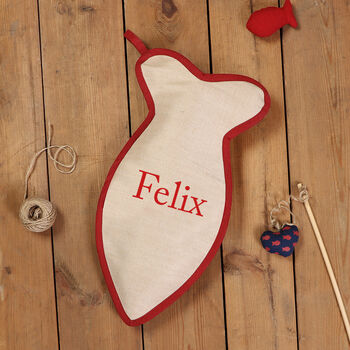 Personalised Pet Christmas Stocking For Cats, 4 of 4
