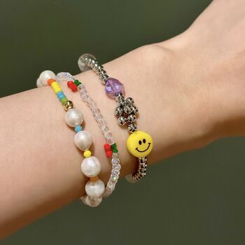 Smiley Face Beaded Bracelet, 3 of 3