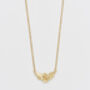 Poppy Anemone Gold Chain Necklace, thumbnail 3 of 8