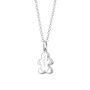 Gingerbread Man Necklace, Silver Or Gold Plated, thumbnail 10 of 10