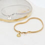 Ladies Sterling Silver Or Gold Mesh Bracelet, thumbnail 5 of 6