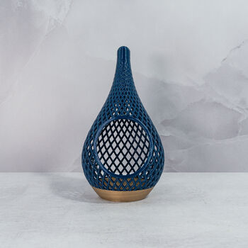 Teardrop Planter | Gold And Navy, 5 of 5
