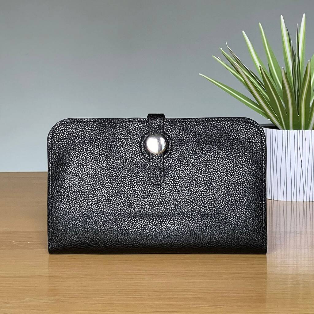 Fold Over Purse In Black By Nest Gifts