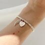 Rose Gold Handwriting Memorial Sweetie Slider, Wing, thumbnail 1 of 4