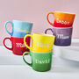 Personalised Set Of Two Bone China Ombre Mugs, thumbnail 3 of 7
