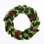 Christmas Berry Wreath Felt Craft Kit, thumbnail 3 of 5