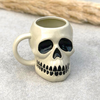 Halloween Skull Mug For Tea And Coffee Large, 4 of 5
