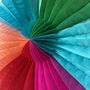 Colourful Paper Fan Hanging Decoration, thumbnail 2 of 2