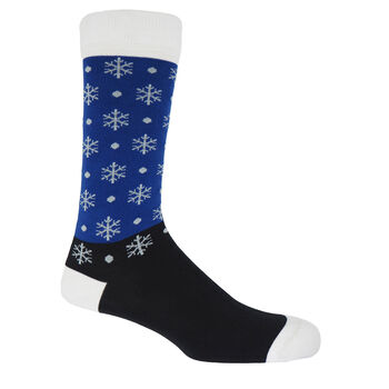Frosty Christmas Men's Socks Two Pack, 3 of 3