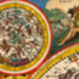 Personalised Rare 1651 Vintage Colour World Map, thumbnail 4 of 5