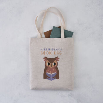 Personalised Owl Book Bag, 3 of 3