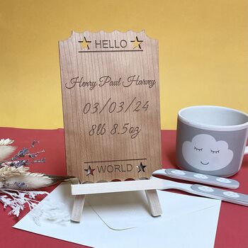 Personalised New Baby Gift Card, 2 of 6