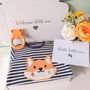 New Baby Fox Sleepsuit And Teether Gift Set, thumbnail 2 of 6