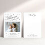 Welcome To The World Personalised Baby Thank You Card, thumbnail 6 of 6