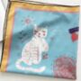 Funny Colourful Cat Lover Gifts Cute Scarf, thumbnail 3 of 8