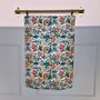 Bloom In The Wild Tea Towel Blue, thumbnail 1 of 2