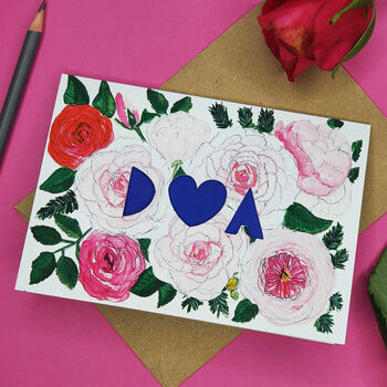 Personalised Papercut Valentine's Card, 4 of 6