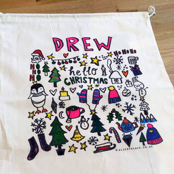 Personalised Colour It In Craft Sack, 11 of 12