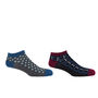 Crosslet Grey And Cube Black Men's Trainer Socks Bundle, thumbnail 1 of 7