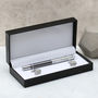 Personalised Message Boxed Pen And Cufflink Set, thumbnail 2 of 4