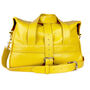 Handcrafted Yellow Overnight Bag, thumbnail 2 of 8