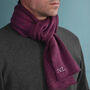 Men's Personalised Cashmere Scarf, thumbnail 1 of 6