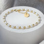 18ct Gold Vermeil Or Silver And Pearl Bracelet, thumbnail 2 of 4