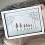 Personalised Welly Boot Family Pebble Picture, thumbnail 3 of 6