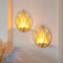 Set Of Two Wall Candle Holders Candelabra Tealight, thumbnail 6 of 12