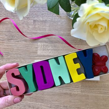 Personalised Name Letter Crayon Set, 7 of 7